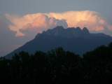 115 Les Dents de Lanfon au coucher de soleil, juin 2003