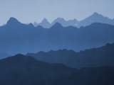 139 Chane du Mt Blanc vue depuis l'ULM, lumire du matin
