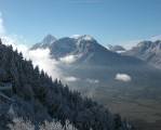 2004-002 Vue du Charbon depuis le col de la Forclaz (janvier 2004)
