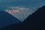 2005pix-012 Coucher de soleil sur les Alpes, vu depuis la rampe de Vesonne