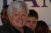  Ted Kennedy in Akron, campaigning for Obama - February 2008